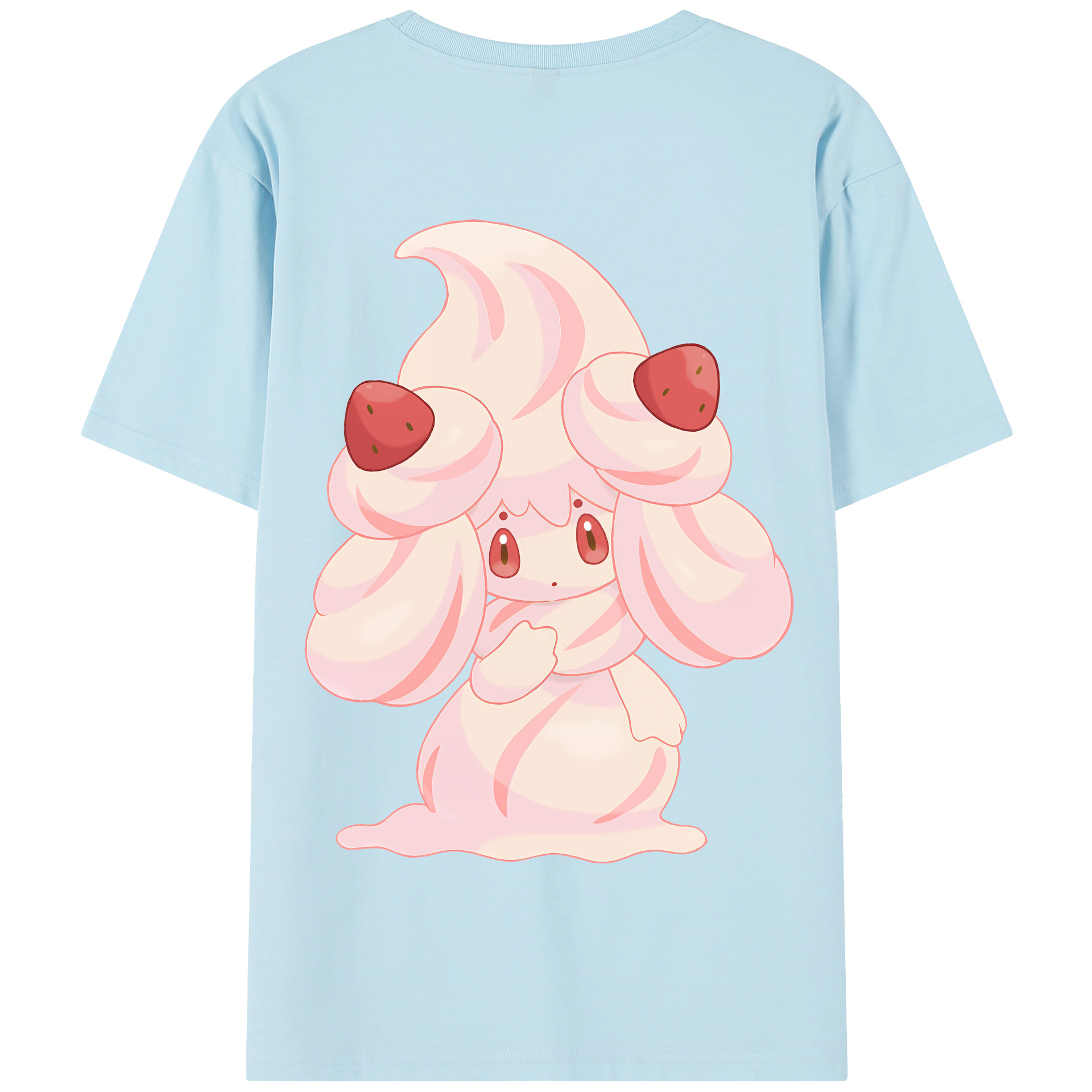 （画像用） ポケットモンスター Pokémon 綿100％半袖Tシャツ（背面プリント）
